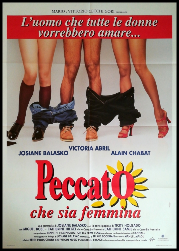 PECCATO SIA FEMMINA Manifesto 2F Poster Originale Cinema MIGUEL BOSE' ABRIL