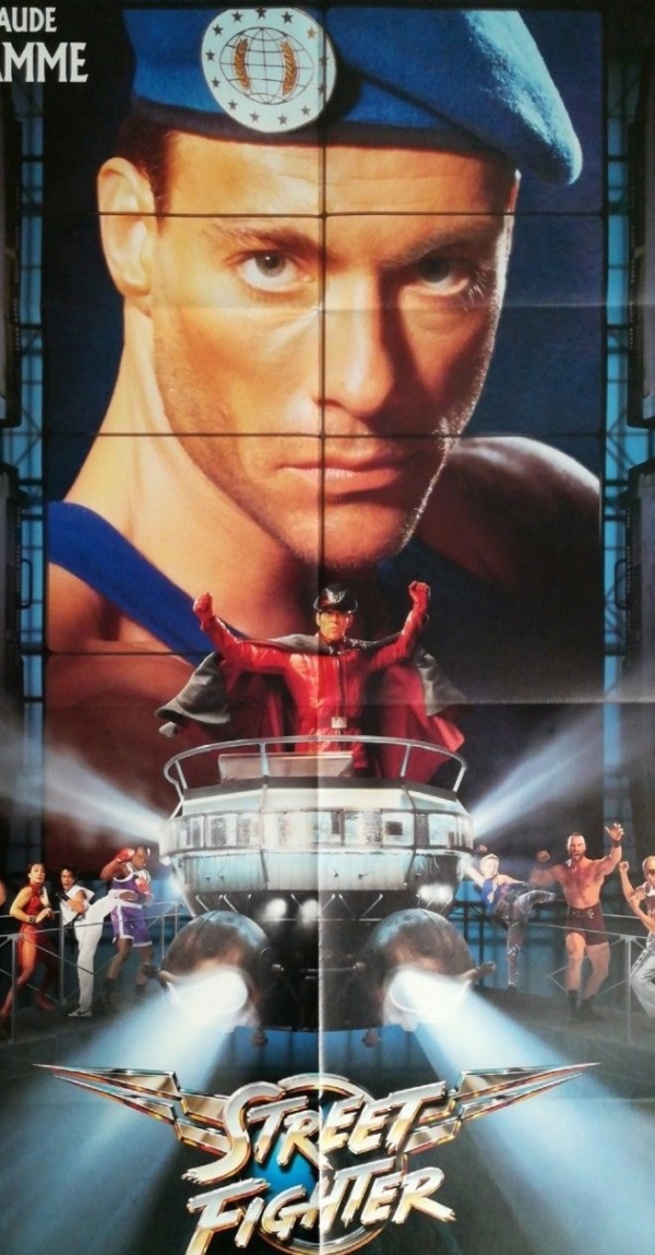 STREET FIGHTER 1995 Original Movie Poster 39x55" 2Sh Italian VAN DAMME SOUZA - immagine 3