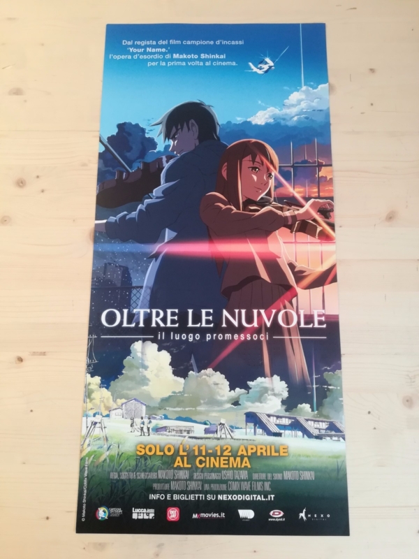 THE PLACE PROMISED IN OUR EARLY DAYS Original Movie Poster 12x27" Japan Anime