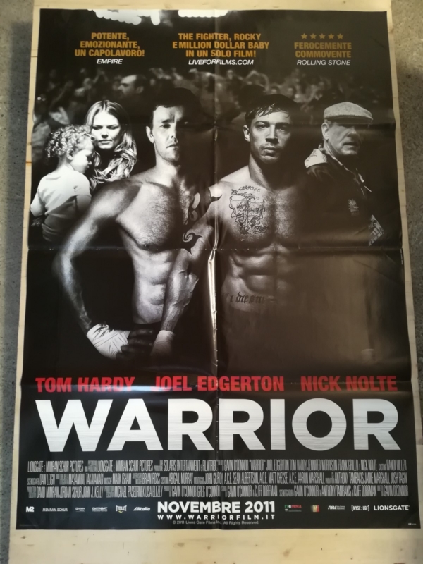 WARRIOR Original Movie Poster 39x55" 2Sh Italian TOM HARDY NOLTE UFC FIGHT