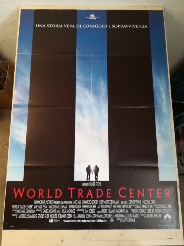 WORLD TRADE CENTER 2006 Original Movie Poster 39x55" Italian TWIN TOWERS