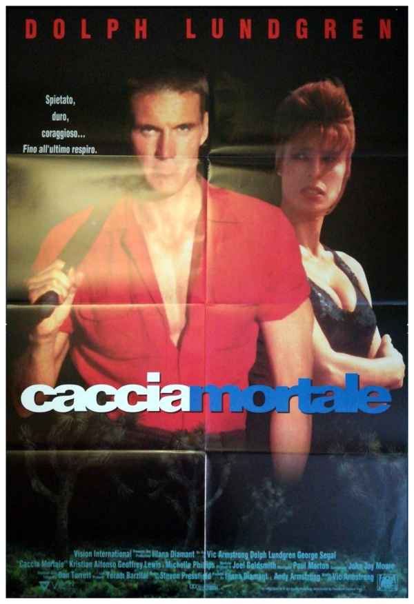 CACCIA MORTALE Manifesto Film 2F Poster Originale Cinema ARMSTRONG LUNDGREN