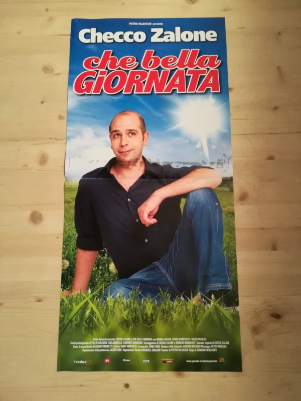 CHE BELLA GIORNATA Locandina Film 33x70 Poster Originale Cinema ZALONE