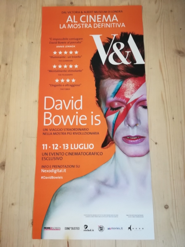 DAVID BOWIE IS V&A (2016) Original Music Movie Poster 12x27" ZIGGY STARDUST