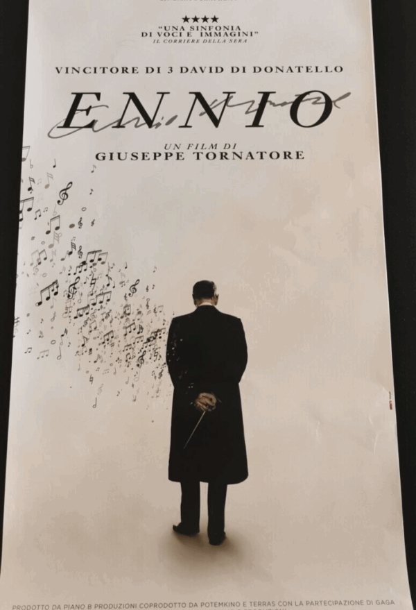 ENNIO MORRICONE Original Movie Poster 12x27" Italian GIUSEPPE TORNATORE - immagine 3