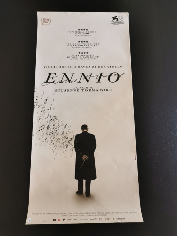 ENNIO MORRICONE Original Movie Poster 12x27" Italian GIUSEPPE TORNATORE