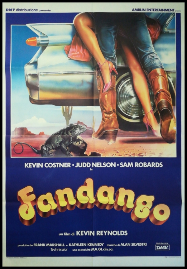 FANDANGO 1985 Original Movie Poster 39x55" 2Sh Italian KEVIN COSTNER REYNOLDS - immagine 3