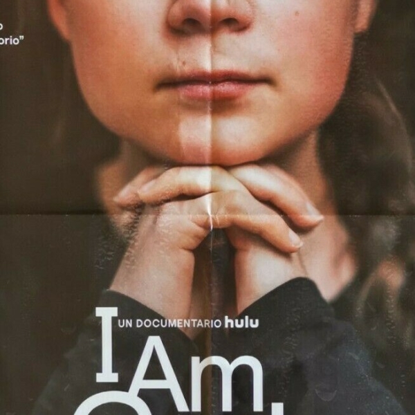 I AM GRETA A FORCE OF NATURE Original Movie Poster 39x55" 2Sh Italian THUNBERG - immagine 3