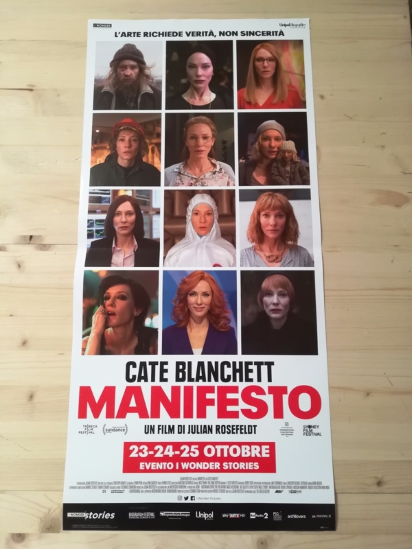 I WONDER STORIES Original Movie Poster 12x27" Italian CATE BLANCHETT