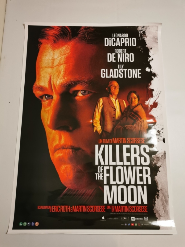 KILLER OF THE FLOWER MOON Original Movie Poster 27x40" Ita SCORSESE CAPRIO NIRO