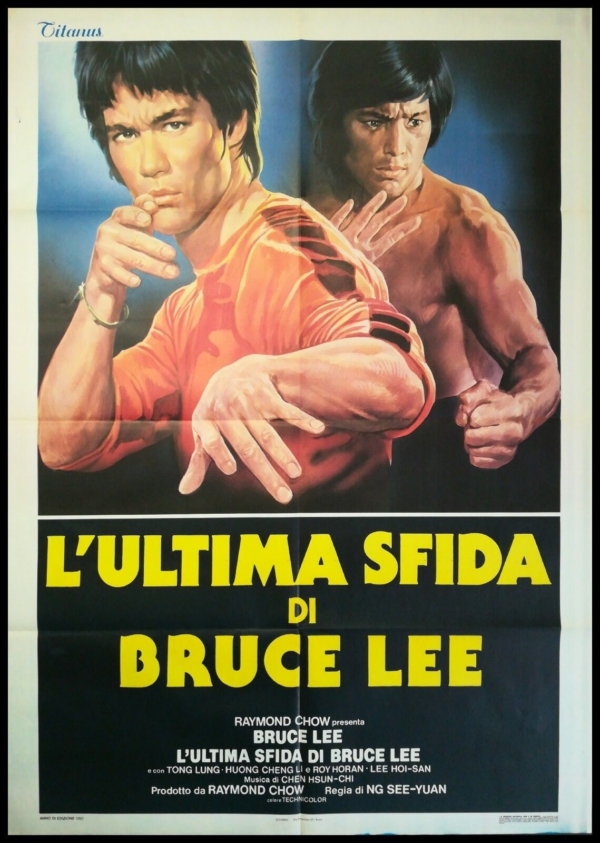 L' ULTIMA SFIDA DI BRUCE LEE Manifesto Film 2F Poster Originale Cinema KARATE
