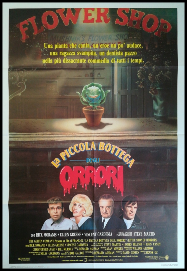LA PICCOLA BOTTEGA ORRORI Manifesto Film 2F Poster Originale Cinema MORANIS