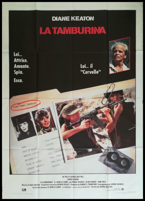 LA TAMBURINA Manifesto Film 4F Poster Originale Cinema DIANE KEATON