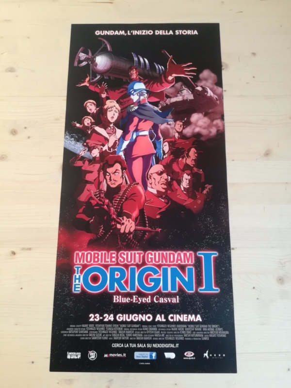 MOBILE SUIT GUNDAM ORIGIN 1 Original Movie Poster 12x27" Japan Anime
