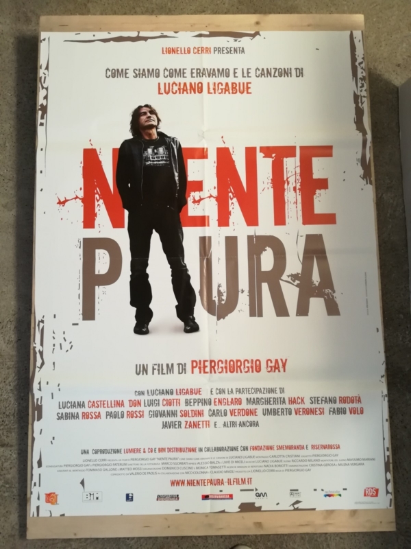 NIENTE PAURA Manifesto Film 2F Poster Originale Cinema 100x140 LIGABUE RARO