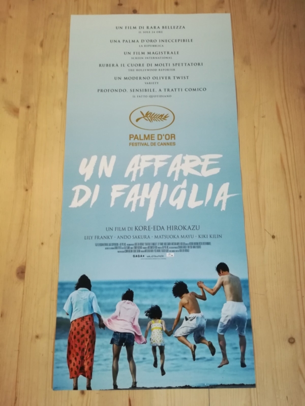 SHOPLIFTERS Original Movie Poster 12x27 Italian Kore'eda Hirokazu MANBIKI KAZOKU
