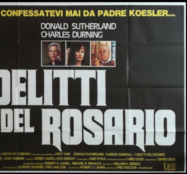 THE ROSARY MURDERS Original Movie Poster 55x117" Billboard Italian WALTON CASARO - immagine 4