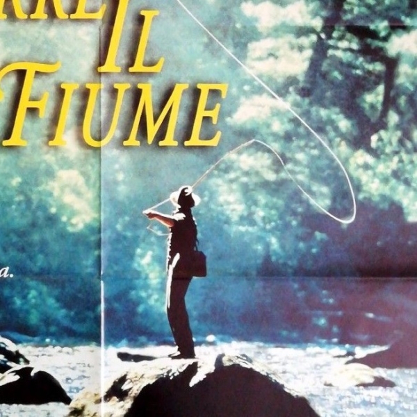 A RIVER RUNS THROUGH IT Original Movie Poster 39x55" 2Sh Italian ROBERT REDFORD - immagine 3
