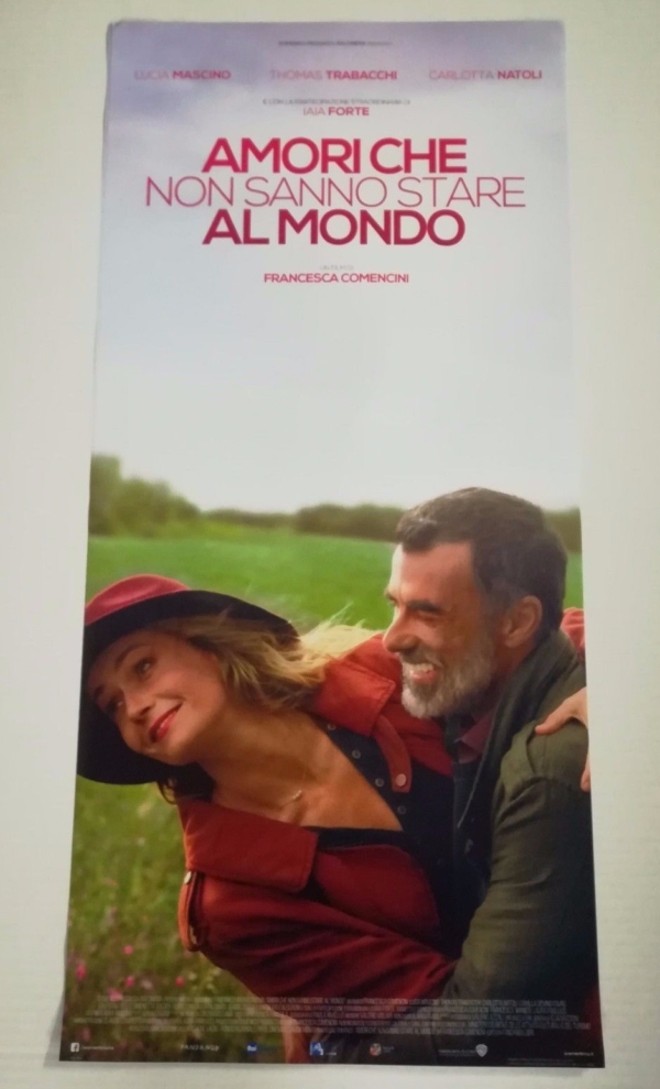AMORI CHE NON SANNO STARE AL MONDO Locandina Film 33x70 Poster Originale Cinema