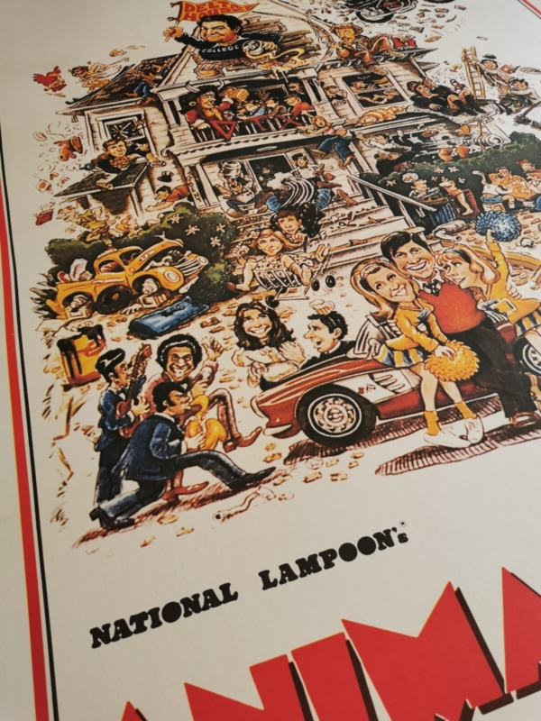 ANIMAL HOUSE Original Movie Poster 39x55 Italian LINEN BACKED LANDIS BELUSHI - immagine 4