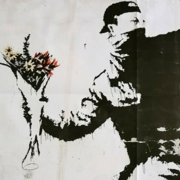BANKSY ART OF REBELLION Original Movie Poster 39x55" 2Sh Italian STREET ARTIST - immagine 3