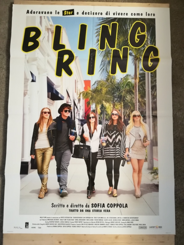BLING RING Original Movie Poster 39x55" 2Sh Italian SOFIA COPPOLA