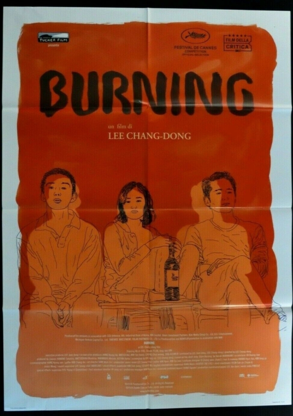 BURNING Original Movie Poster 39x55" 2Sh Italian LEE CHANG DONG
