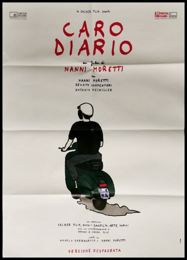CARO DIARIO Manifesto Film 2F Poster Originale Cinema MORETTI VESPA CINETECA