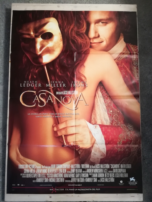 CASANOVA Manifesto Film 2F Poster Originale Cinema 100x140 LEDGER IRONS MILLER
