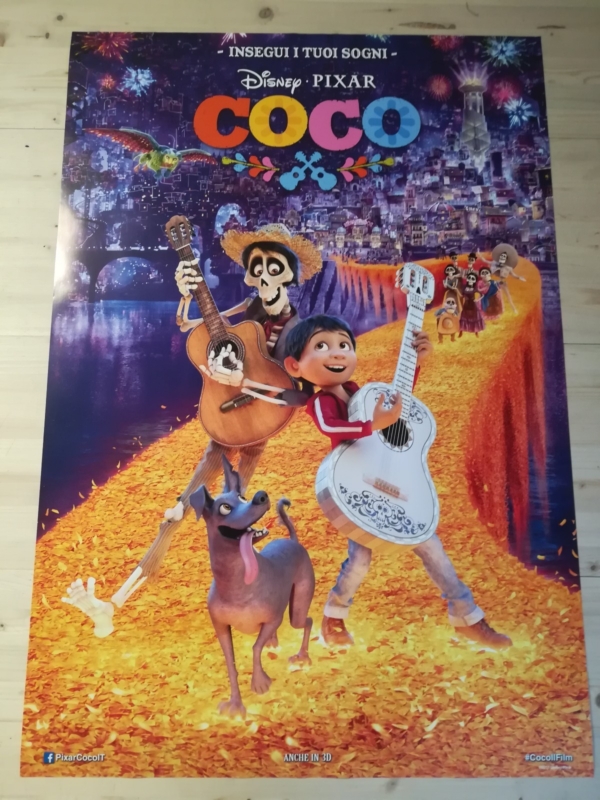 COCO Original Movie Poster 27X40" Italian 1 Side Disney Pixar