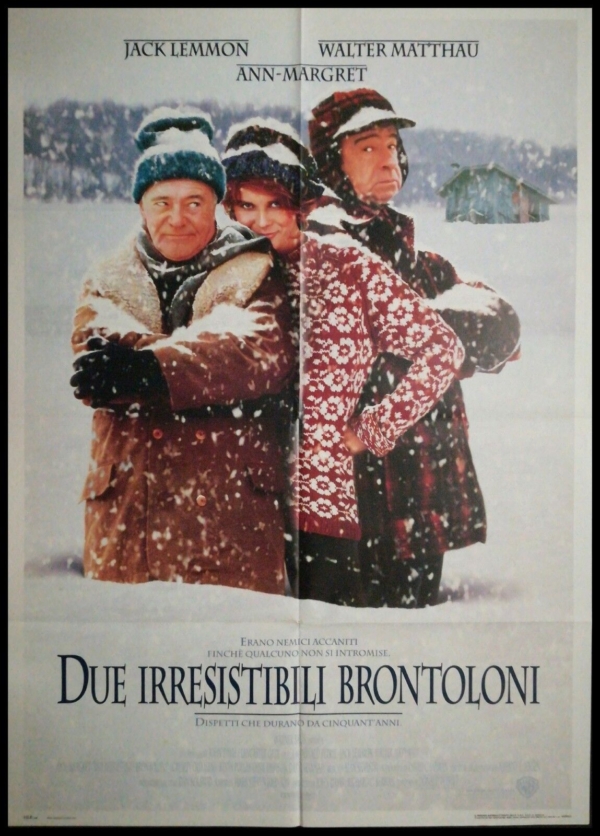 DUE IRRESISTIBILI BRONTOLONI Manifesto 2F Poster Originale Cinema LEMMON MATTHAU