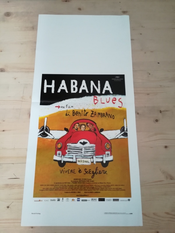 HABANA BLUES Locandina Film 33x70 Poster Originale Cinema BENITO ZAMBRANO