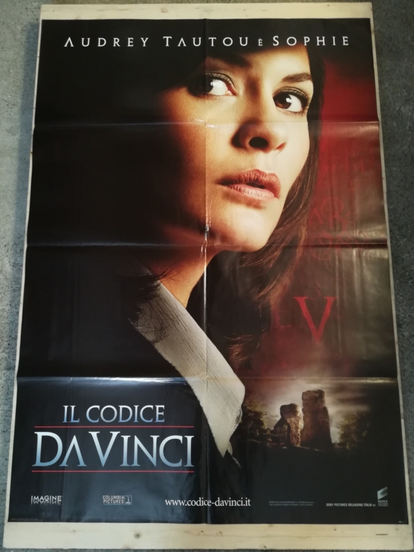 IL CODICE DA VINCI Manifesto Film 2F Poster Originale Cinema 100x140 HOWARD