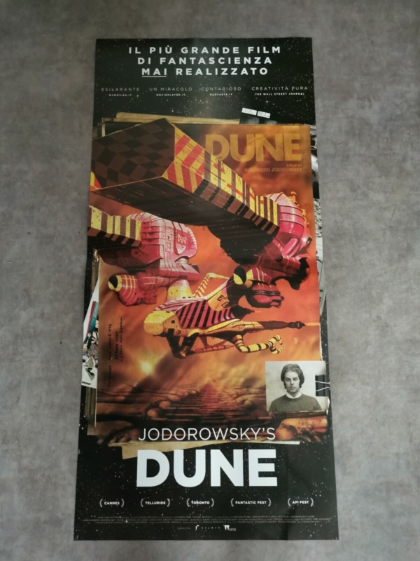 JODOROWSKY'S DUNE Original Movie Poster 12x27" Italian SCIFI