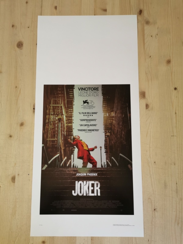JOKER 2019 Original Movie Poster 12x27" Italian JOAQUIN PHOENIX TODD PHILLIPS