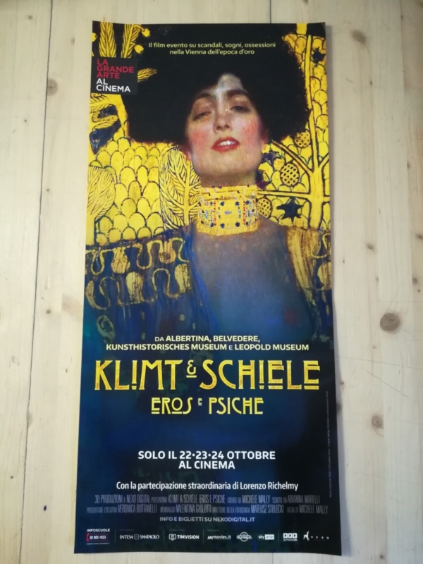KLIMT AND SCHIELE EROS & PSYCHE Original Movie Poster Art 12x27" Italian