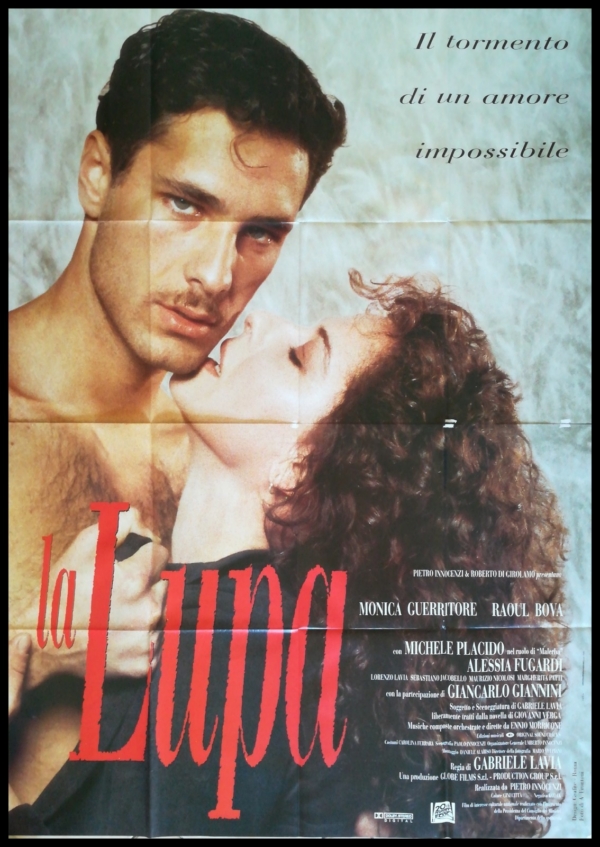 LA LUPA Manifesto Film 4F Poster Originale Cinema GUERRITORE BOVA PLACIDO