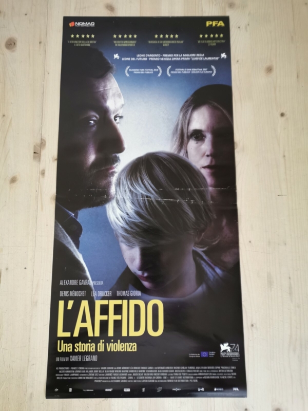 L'AFFIDO Locandina Film 33x70 Poster Originale XAVIER LEGRAND DRUCKER MONOCHET