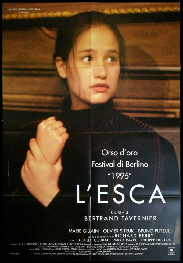 L'ESCA Manifesto Film 2F Poster Originale Cinema TEVERNIER GILLAIN SPORTES