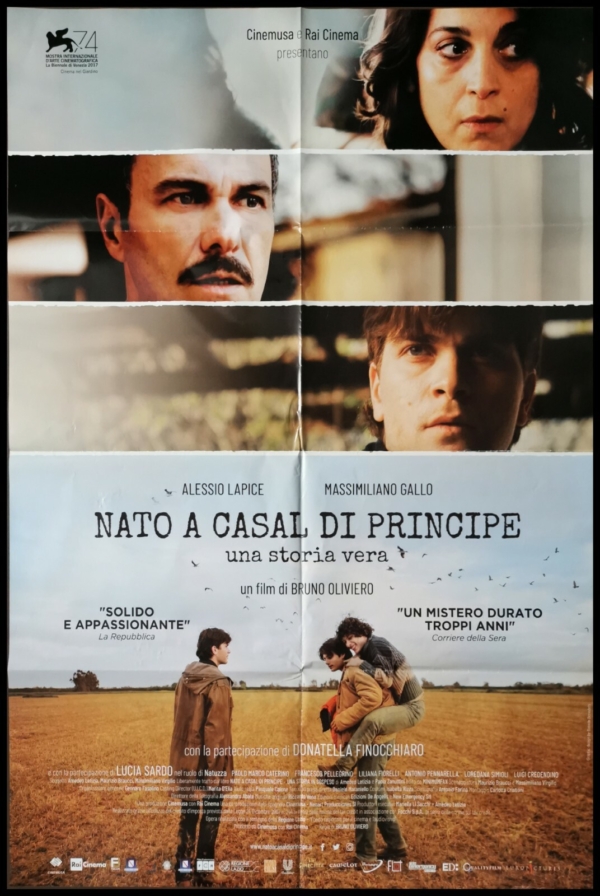 NATO A CASAL DEL PRINCIPE Manifesto Film 2F Poster Originale OLIVIERO NAPOLI