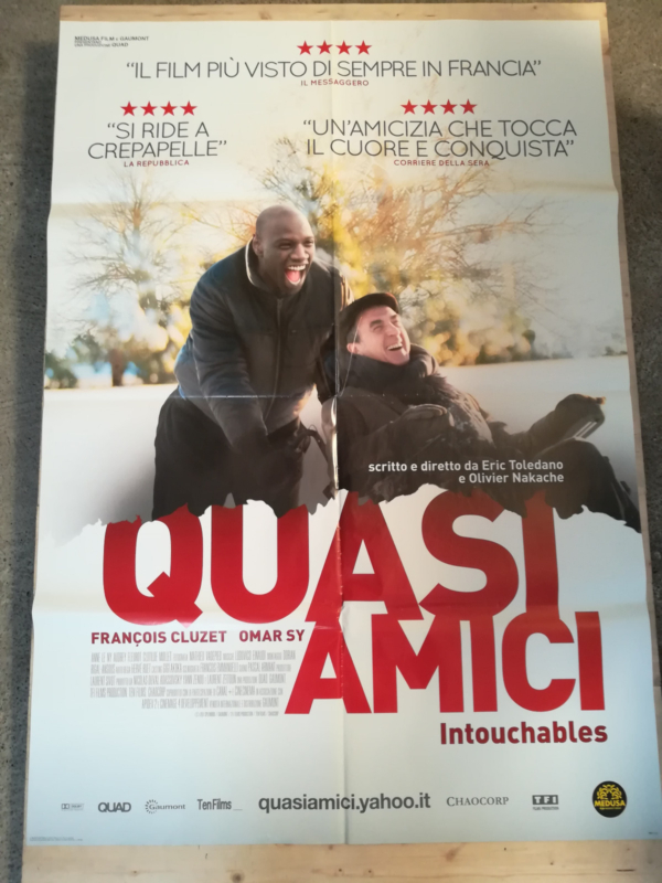 QUASI AMICI Manifesto Film 2F Poster Originale Cinema 100x140 OMAR SY