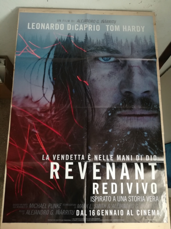 REVENANT Original Movie Poster 39x55" 2Sh Italian INARRITU DICAPRIO HARDY