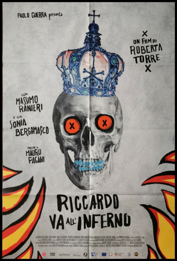 RICCARDO VA ALL'INFERNO Manifesto Film 2F Poster Cinema Originale TORRE