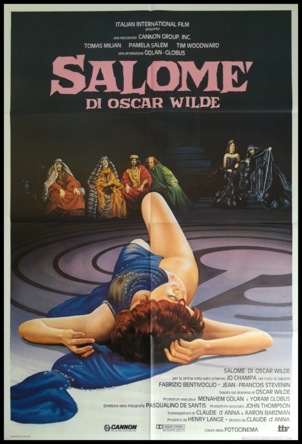 SALOME' 1986 Original Movie Poster 39x55" 2Sh Italian CLAUDE D'ANNA EROTIC SEX