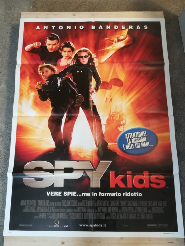 SPY KIDS Manifesto Film 2F Poster Originale Cinema 100x140 BANDERAS