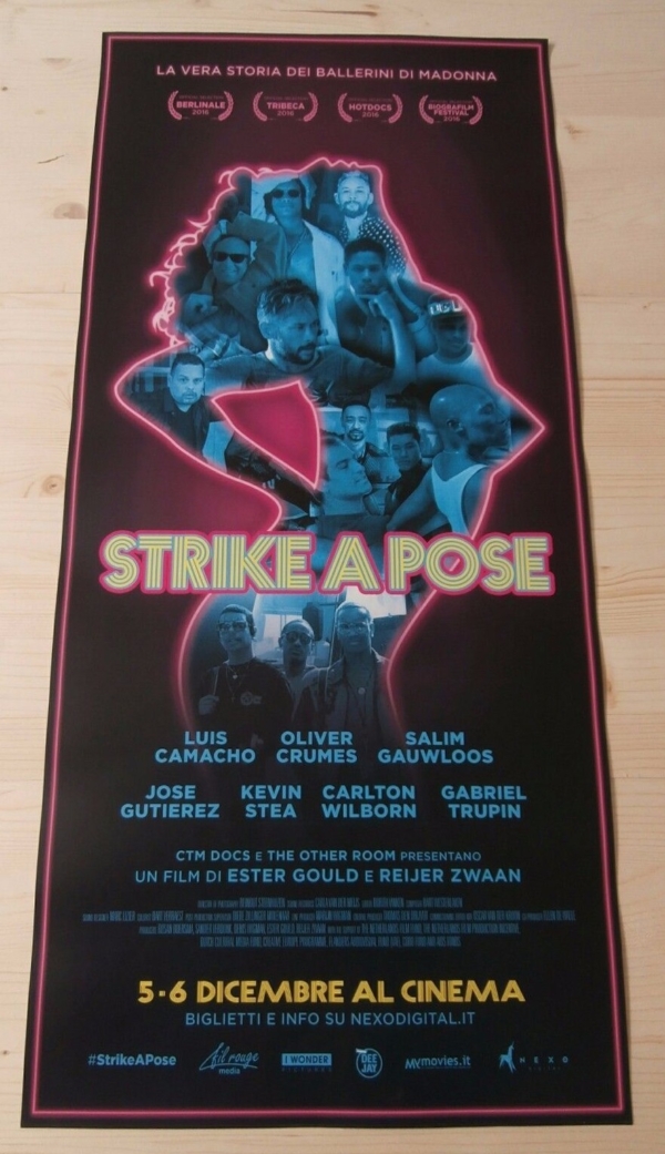 STRIKE A POSE MADONNA Locandina Cinema 33x70 Poster Evento Originale