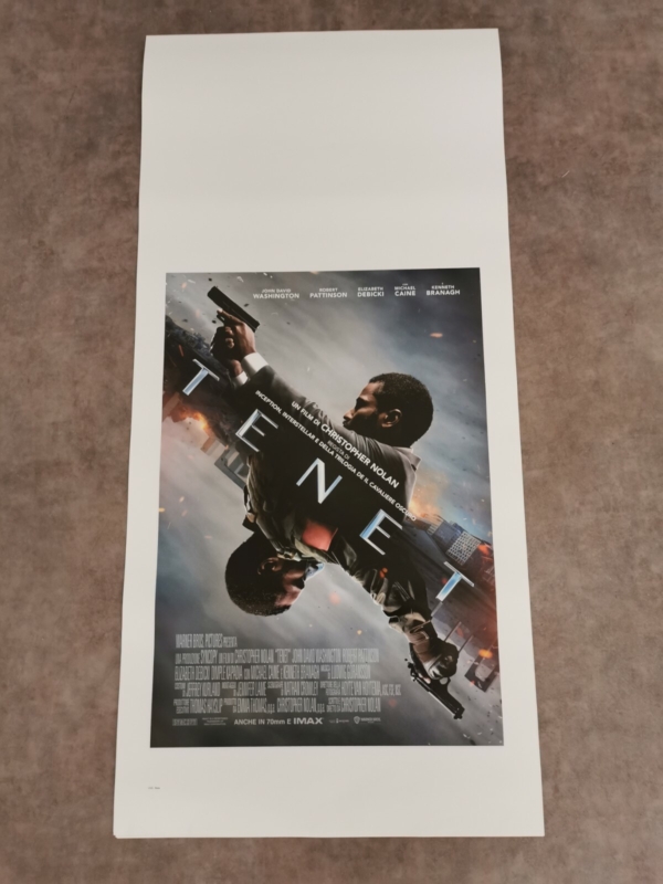 TENET Locandina Film 33x70 Poster Originale Cinema CHRISTOPHER NOLAN INCEPTION