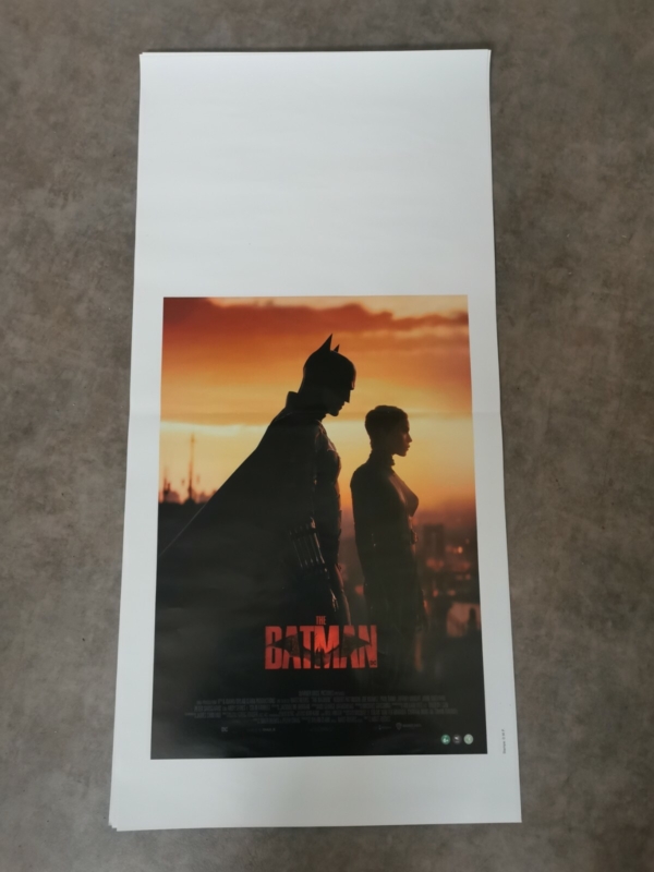 THE BATMAN 2022 Original Movie Poster 12x27" Italian ROBERT PATTINSON
