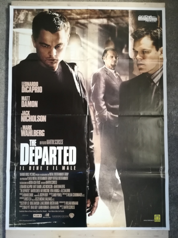 THE DEPARTED Original Movie Poster 39x55 2Sh Italian SCORSESE DI CAPRIO NICOLSON