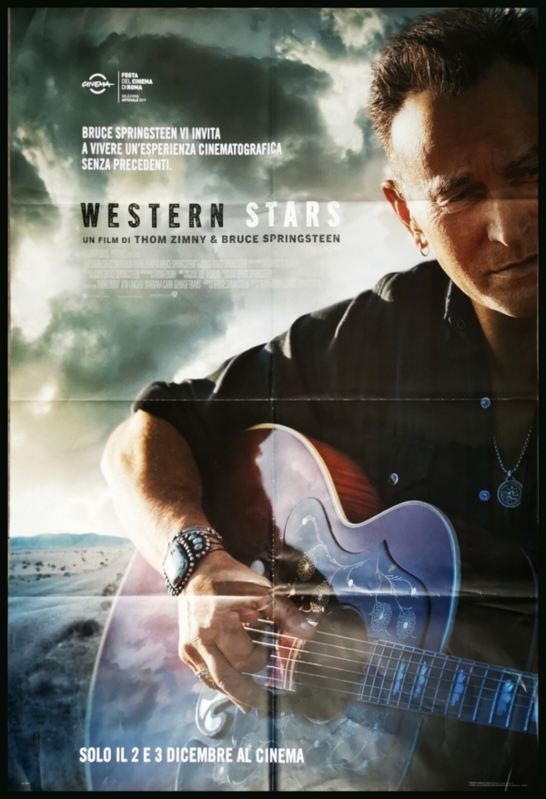 WESTERN STARS Original Movie Poster 39x55" 2Sh Italian BRUCE SPRINGSTEEN ZIMNY